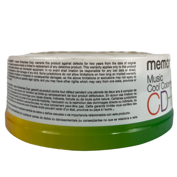 NWT Memorex CD-R Music Cool Colors 25PK 40X 700MB 80min Recordable Compact Discs - Picture 4 of 9